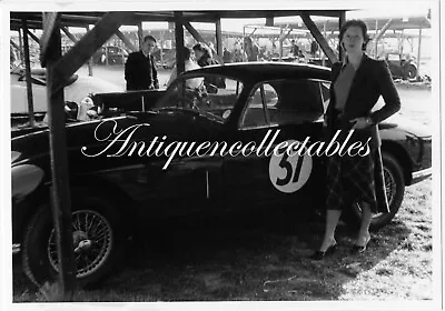 Darkroom Produced 7x5 Photograph Car Racing @ Goodwood 1950s D54 • £9.99