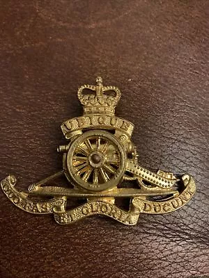 Royal Artillery Beret Cap Badge Brass Base Metal By AMMO UK • £5