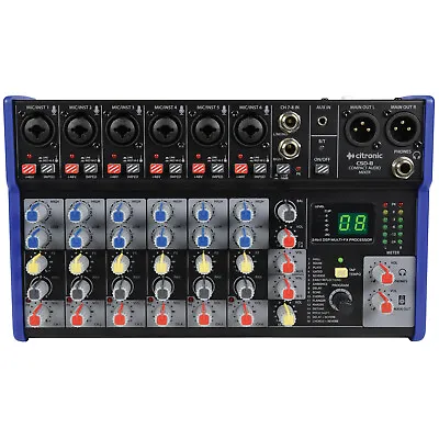 £119 • Buy Citronic CSD-8 Compact Mixer With DSP Effects 