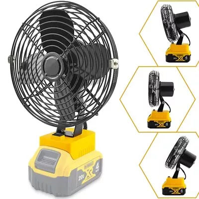 For Dewalt 18V 20V MAX Li-Ion Battery Portable Cordless Fan Workshop Fan Camping • $31.49