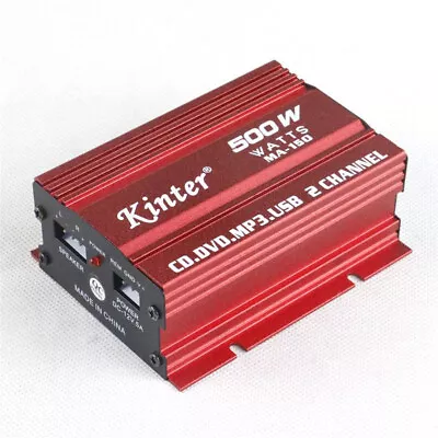 12V 500W Mini Hi-Fi 2 Channel Vehicle Car Stereo Audio Amplifier Amp Subwoofer • $46.08