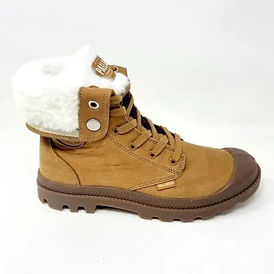 Palladium Womens Baggy NBK WT Mahogany Size 9 Leather Boots 76890 257 • £81.99