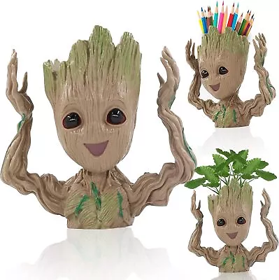 Newthinking Baby Groot Flowerpot Cartoon Baby Groot Plants Pot With Drainage... • £12.78