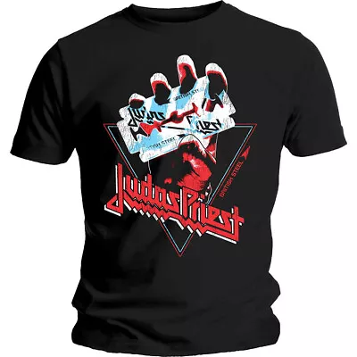 Judas Priest British Steel Triangle Official Tee T-Shirt Mens • $44.77