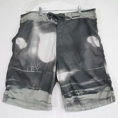 Oakley Board Shorts Mens 38 Surf Swim Beach Trunks Gray • $19.99