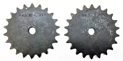 MARTIN Roller Chain Sprocket 60A 22H [Lot Of 2] NOS • $38.66