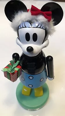 Disney Minnie Mouse Christmas Nutcracker Statue Wood Figurine • $30