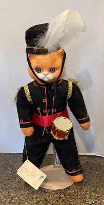 Goebel Cat Tom Tom Drummer Betty Jane Carter Doll #167/250 Musical 16  1994 VTG • $44.99