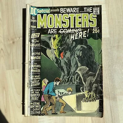 DC Special # 11 - Beware The Monsters Are Here Neal Adams Cover Fine Read Descr • $9.96