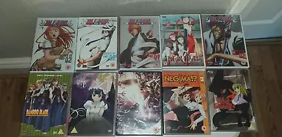 Japanese Manga Anime DVD Bundle MIXED LOT X10  DVD's READ DISCRIPTION • £14.99