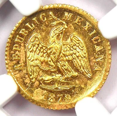 1879-MO Mexico Gold Peso Coin G1P - Certified NGC MS64 (Choice BU UNC) • $897.75