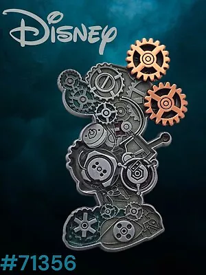 Disney Pin 71356 Mechanical Characters Mickey Steampunk Movable Gears Spinner • $16.99