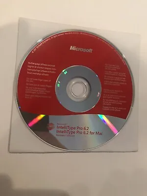 MicroSoft IntelliType Pro 6.2 Keyboard Software Disc PC & Mac CD-Rom 2007 • $9.99