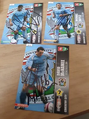 Coventry City Footballers Hand Signed Autographs • £1.50