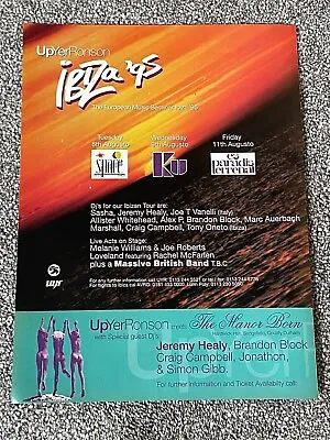 Rare 1995 Magazine Advert Picture Up Yer Ronson Ibiza Space Ku Es Paradis Club • £12.99