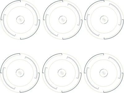6 Pcs Objective Point Markers Compatible With Wargame Warhammer 40k Bullseye • £8.95