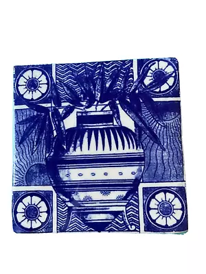 Porteous Art Tile - Vase 6  X 6  • $25