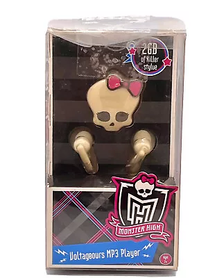 Monster High 2GB MP3 Player  Earbuds Bundle 2011 Collector Item Skull With Bow • $49.99