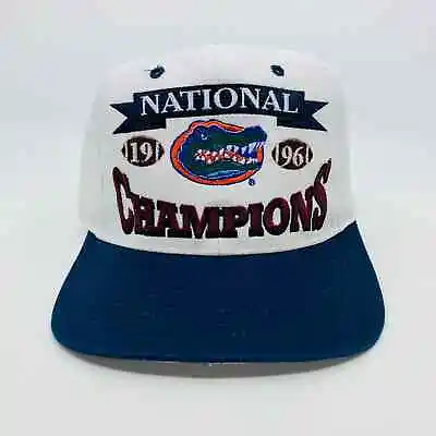 Vintage University Of Florida Gators 1996 National Champions Logo 7 Snapback Hat • $29.99