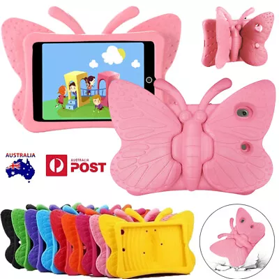 $10.99 • Buy For IPad 10/9/8/7/6/5th Air Mini Pro Kids BUTTERFLY Heavy Duty Tough Case Cover