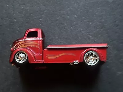 Jada 47 1947 Ford COE D-Rods Trailer Truck Car Hauler W/ Sliding Bed Motion Red • $8.95