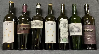 Random High-End Rare Vintage Display Empty Wine Bottles With Labels $100+ *READ* • $14.99