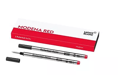 Montblanc Rollerball Refills (M) Modena Red 124517 – Quick-Drying Pen Refills... • $25.72