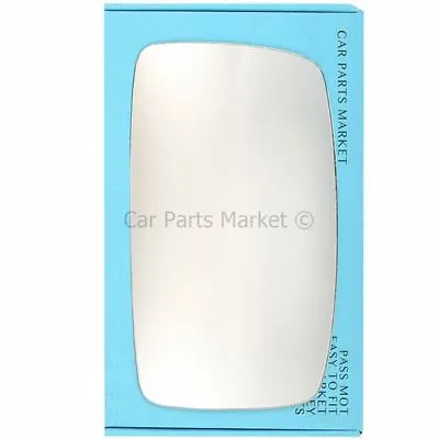 Right Driver Side Flat Wing Door Mirror Glass For Peugeot Expert 2007-12 + Plate • $17.49