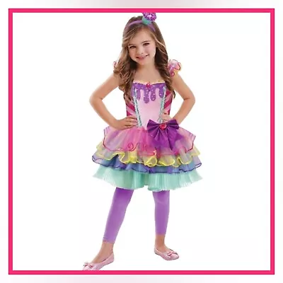 $10.79 • Buy NWT CUPCAKE QUEEN Girls M 8-10 Pink Costume Role Play Dress Up Birthday Dress