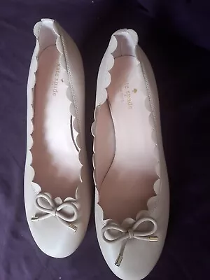 Kate Spade Shoes Pink  Pump Heel  Scalloped Pale Leather 11 M • $130