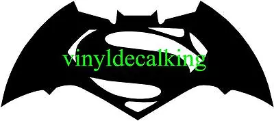 Superman Vs. Batman Logo Vinyl Decal Sticker Car Window Macbook Other Surface. • $6.99