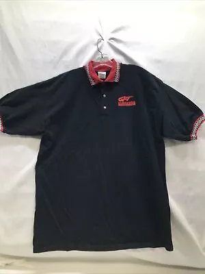 Gildan Activewear Short Sleeve Polo Shirt GT Mustang Men's Size XL Black * • $12