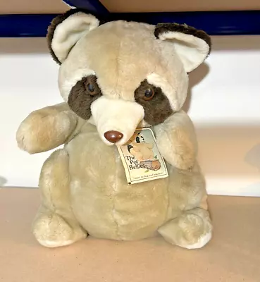 Vintage 1980 Pot Bellies Raccoon Plush Animal 16  • $18