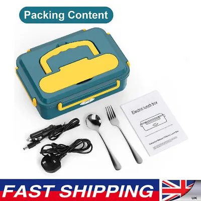 3-in-1 Portable Electric Lunch Box Food Warming Warmer For Work And Car Truck UK • £19.99