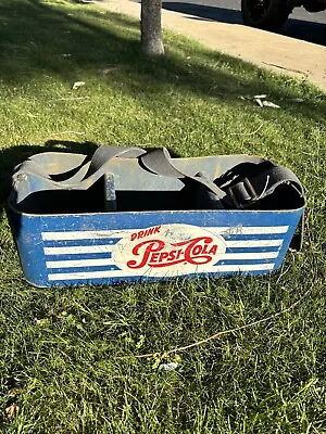 Vintage Drink Pepsi Cola Stadium Vendor Carrier Blue Masonite • $153.50