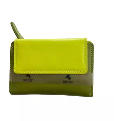 NWT Visconti RB98 Multicolored Bifold Wallet Purse In Soft Green Leather • $22.40