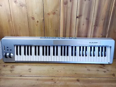 M-Audio Keystation 61 ES Keyboard USB Midi Controller Silver *Read Desc* • £49.99