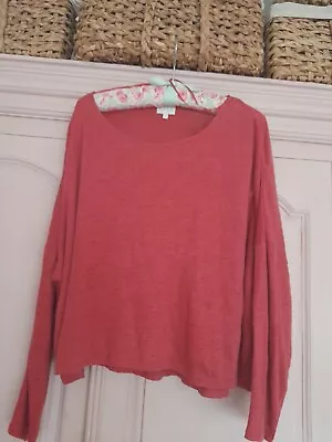 East Baggy Linen Knit Top Size MEDIUM  • £5