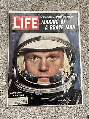 John Glenn’s Personal Album Making Of A Brave Man Life Magazine • $25