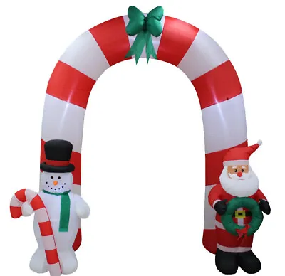 Christmas Decorations Outdoor Inflatable Airblown Christmas Tree Santa Snowman • $48.99