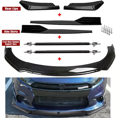 Front Bumper Lip Spoiler Splitter Side Skirt Rear Lip Body Fits For Dodge Dart • $109.99