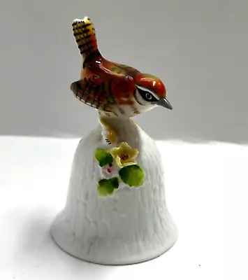 Maruri Masterpiece Wren Bird Dinner Bell Figurine Bone China V Intage • $6.99