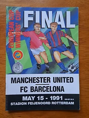 Manchester United V Barcelona 1991 Ecwc Final • £5.99