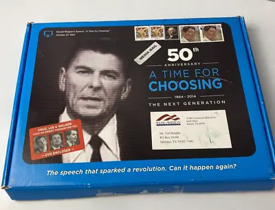 Young American's A Time For Choosing Ronald Reagan's 1964 Speech DVD Mailing Kit • $15.99