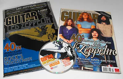 Guitar World Magazine March 2009 40th Anni. Led Zeppelin W/ CD & Mylar Sleeve • $24.99