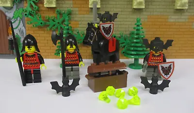 (E6/3) LEGO 4 X Fledermausritter Knight Kingdom Castle Horse Accessories 6086 • $57.89