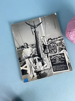 Balboa Angling Club 1952 Prize Marlin Photo Albert Ruben Mounted Photo • $26.35