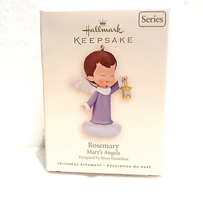 Hallmark Keepsake MARYS ANGELS Ornament ROSEMARY W/Box 2008 Series Edition #21 • $6.45