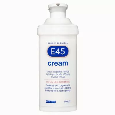 E45 Cream Pump 500g Moisturising For Dry Skin And Eczema (pump Format) • $38.40