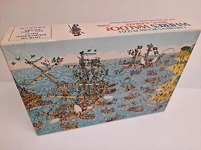 Vintage Where's Waldo Puzzle Being A Pirate 100 PC 11  X 16   100% Complete NEW • $19.98